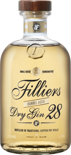 Filliers Dry Gin 28 Barrel Aged – Филльерс Драй Джин 28 Выдержанный В Бочке