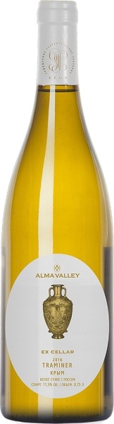 Вино ”Альма Валле”Траминер” белое сухое 0,75