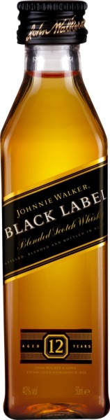 Виски ”Джонни Уокер Блэк Лейбл 12 лет” 0,05