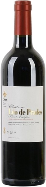 Вино ”Шато Лео Де Прад Сент-Эстеф” красное сухое 0,75
