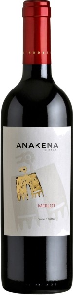 Вино ”Анакена Мерло” красное сухое 0,75