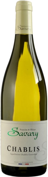 Вино ”Шабли Савари” белое сухое 0,375