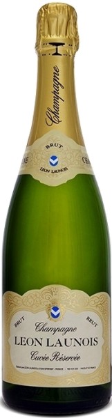 Шампанское ”Леон Лонуа Кюве Резерв” брют белое 0,75