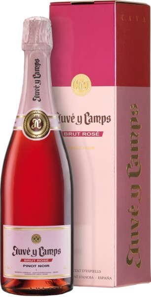 Вино игристое ”Кава Жюве и Кампс Розе” розовое брют 0,75