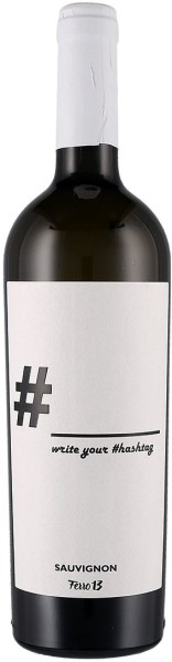 Вино ”Ферро 13, Хэштэг Совиньон Блан Венето” белое сухое 0,75