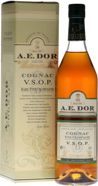 A.E. Dor VSOP Rare Fine Champagne, gift box – А.Е. Дор ВСОП Реа Фин Шампань, п.у.