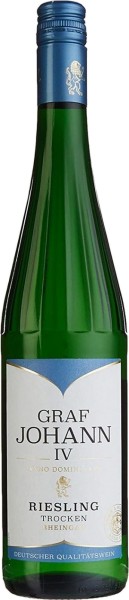 Вино ”Граф Йохан IV Рислинг Трокен Рейнгау” белое сухое 0,75