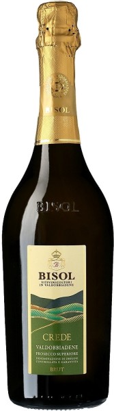 Вино игристое ”Бизоль Креде Вальдоббьядене Просекко Супериоре” белое сухое 0,75