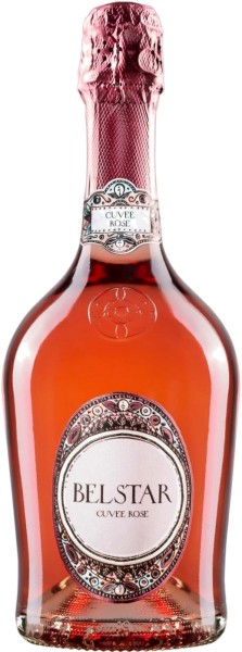 Вино игристое ”Бельстар Кюве Розе Экстра Драй” розовое брют 0,375