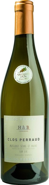 Вино ”Мюскаде Севр э Мен сюр Ли Кло Перро Вьей Винь” сухое белое 0,75 Франция