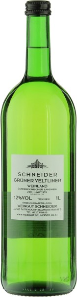 Вино ”Шнайдер Грюнер Вельтлинер” белое сухое 1л