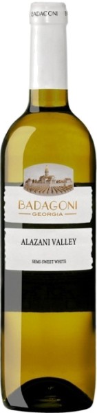 Вино ”Бадагони Алазанская Долина” белое полусладкое 0,75
