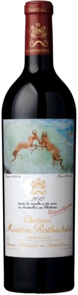 Вино ”Шато Мутон Ротшильд” 2012 сухое красное 0,75