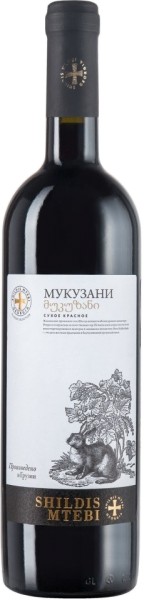Вино ”Мукузани Шилдис Мтеби” красное сухое 0,75.