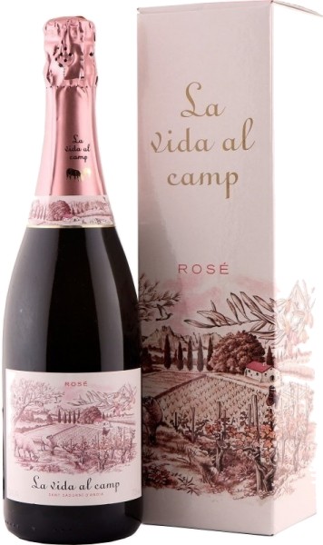 Вино игристое ”Ла Вида аль Камп Кава Брют Розе” розовое сухое 0,75