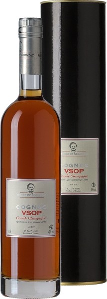 Pierre de Segonzac Cognac Grande Champagne VSOP, п.у. – Пьер де Сегонзак Коньяк Гранд Шампань ВСОП