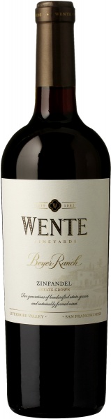 Wente Vineyards Beyer Ranch Zinfandel – Венте Виньярдс Бейер Ранч Зинфандель