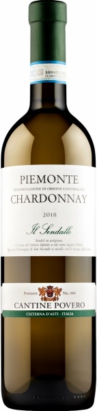 Cantine Povero Piemonte Chardonnay Il Sendallo – Кантине Поверо Пьемонте Шардоне Иль Сендалло