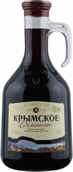 Crimean House wine red semi-sweet – Домашнее Крымское красное п/сл.