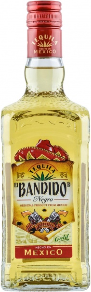 El Bandido Negro Gold – текила Эль Бандидо Негро Голд в винотеках ...