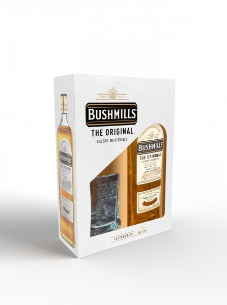 Bushmills Original, п.у. с 2-мя стаканами – Бушмилс Ориджнал