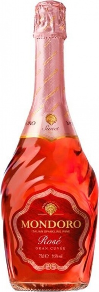 Mondoro Rose – игристое вино розовое полусладкое Мондоро Розе в ...