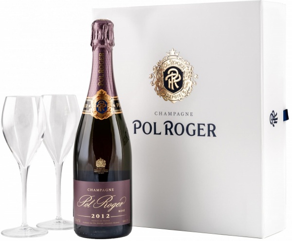 Pol Roger Rosе Vintage, п.у. +2 бокала – Поль Роже Розе Винтаж