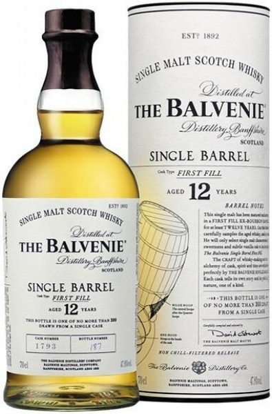 Balvenie Single Barrel 12 YO, п.у. – Балвэни Сингл Баррел 12 лет