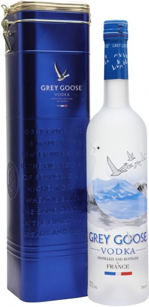 Grey Goose, в металлической коробке – Грей Гуз, в металлической коробке
