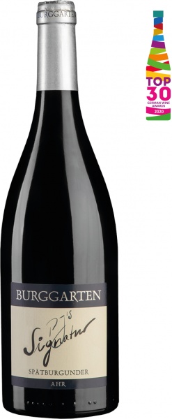 Вино красное «P.J.’s Signature Spätburgunder trocken» Burggarten – «П.Й. Сигнатюр Шпетбургундер Квалитетсвайн трокен» Бурггартен 0.75