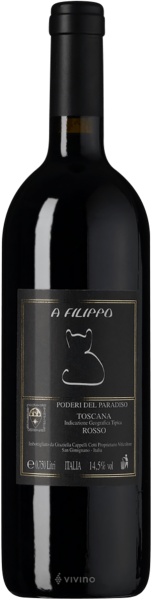 Вино красное «A Filippo Toscana IGT» Podere del Paradiso – «А Филиппо Тоскана IGT» Подере дель Парадизо 0.75