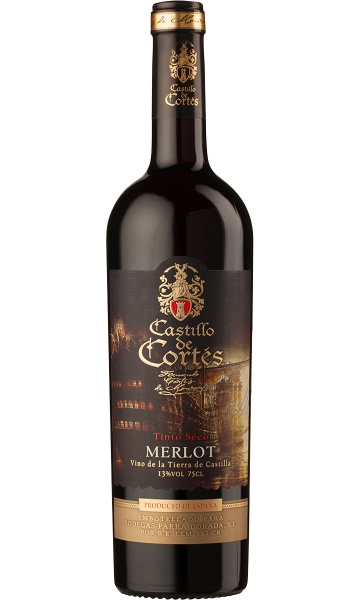 Вино красное «Castillo de Cortès Merlot» Castillo de Cortes – «Кастильо де Кортес Мерло» Кастильо де Кортес 0.75