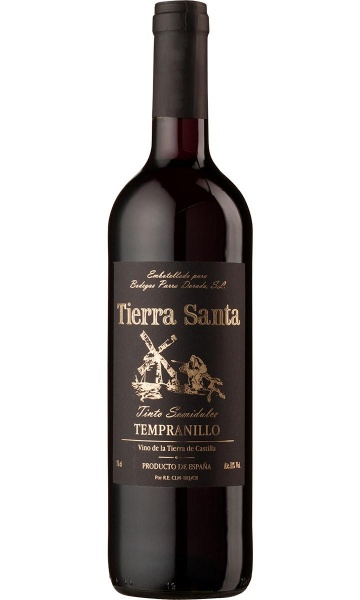 Вино красное «Tempranillo tinto semidulce» Tierra Santa – «Темпранильо красное полусладкое» Терра Санта 0.75