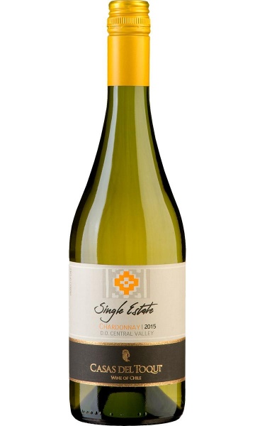 Вино белое «Single Estate Chardonnay Cenral Valley» Casas del Toqui – «Сингл Эстейт Шардоне Центральная долина» Касас дель Токи 0.75