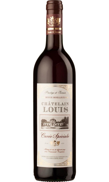 Вино красное «Cuvée Spéciale Châtelain Louis rouge moelleux» Châtelain Louis – «Кюве Спесиаль Замок Людовика красное полусладкое» Замок Людовика 0.75