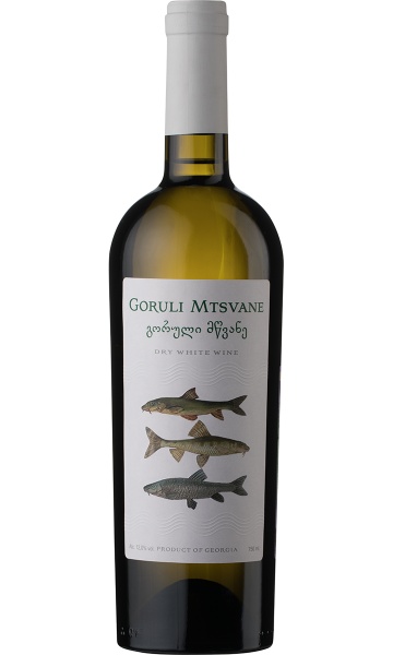 Вино белое «Goruli Mstvane (Fish Label)» Georgian Wine House – «Горули Мцване (Рыбы)» Дом Грузинского вина 0.75