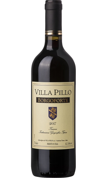 Вино красное «Borgoforte Toscana IGT» Villa Pillo – «Боргофорте Тоскана IGT» Вилла Пилло 0.75