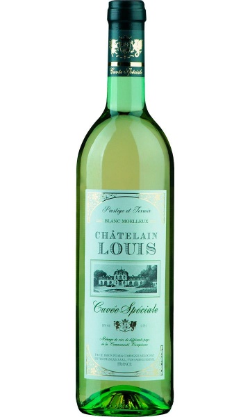 Вино белое «Cuvée Spéciale Châtelain Louis blanc moelleux» Châtelain Louis – «Кюве Спесиаль Замок Людовика белое полусладкое» Замок Людовика 0.75