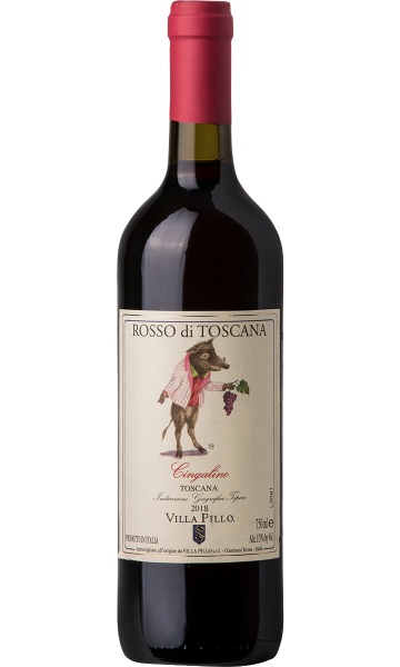 Вино красное «Cingalino Rosso di Toscana IGT» Villa Pillo – «Чиньялино Россо ди Тоскана IGT» Вилла Пилло 0.75