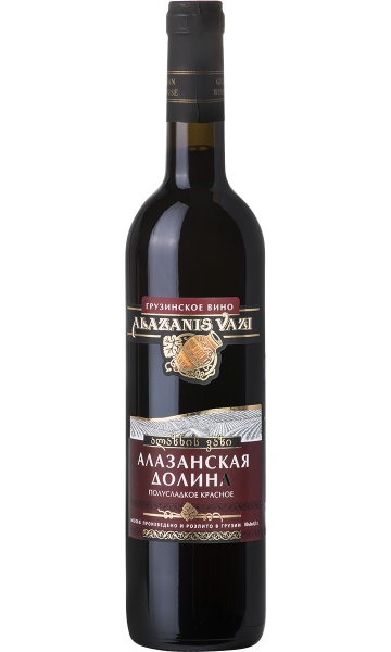 Вино красное «Alazanis Vazi Alazani Valley red demisweet» Alazanis Vazi – «Алазанис Вази Алазанская долина красное полусладкое» Алазанис Вази 0.7