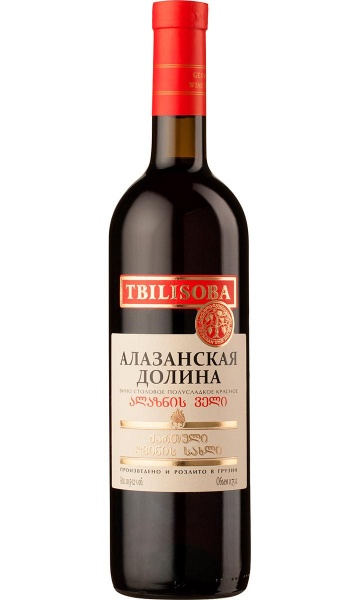 Вино красное «Tbilisoba Alazani Valley red demisweet» Tbilisoba – «Тбилисоба Алазанская Долина красное полусладкое» Тбилисоба 0.75