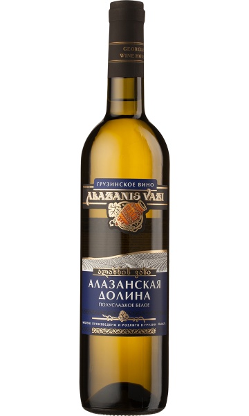 Вино белое «Alazanis Vazi Alazani Valley white demisweet» Alazanis Vazi – «Алазанис Вази Алазанская долина белое полусладкое» Алазанис Вази 0.7