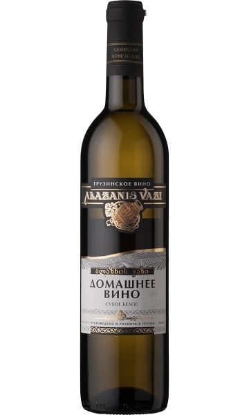 Вино белое «Alazanis Vazi Homemade Wine white dry» Alazanis Vazi – «Алазанис Вази Домашнее вино белое сухое» Алазанис Вази 0.7