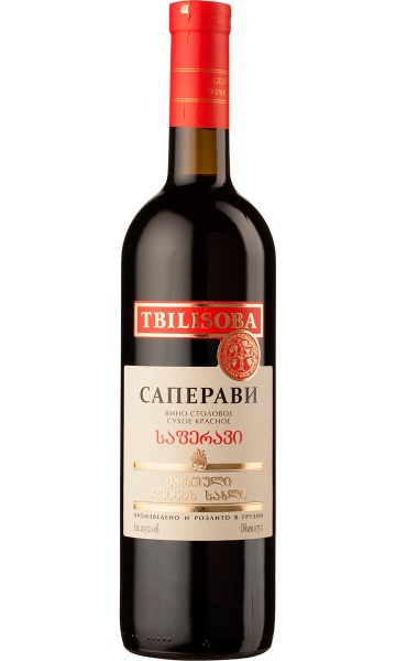 Вино красное «Tbilisoba Saperavi red dry» Tbilisoba – «Тбилисоба Саперави красное сухое» Тбилисоба 0.75