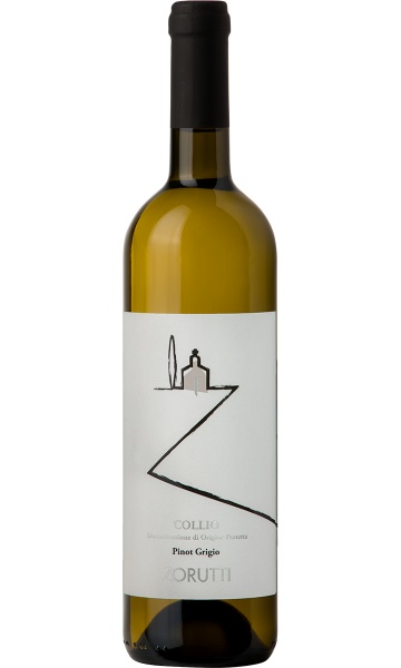Вино белое «Pinot Grigio Collio DOP» Zorutti – «Пино Гриджио Коллио DOP» Зорутти 0.75
