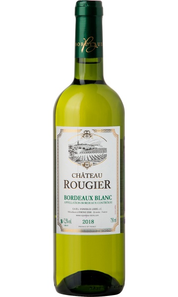 Вино белое «Chateau Rougier Blanc Bordeaux AOC» 2018 – «Шато Ружье Блан Бордо AOC» нет 0.75