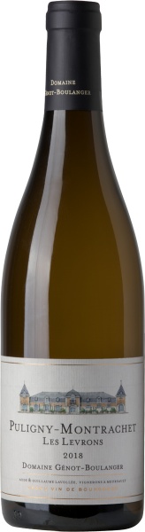Вино белое «Puligny-Montrachet Les Levrons» Domaine Genot-Boulanger 2018 – «Пюлиньи –Монраше Ле Леврон» Домен Жено-Буланже 0.75