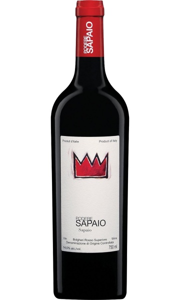 Вино красное «Sapaio, Bolgheri Superiore DOC» Podere Sapaio 2017 – «Сапайо, Болгери Супериоре DOC» Подере Сапайо 0.75