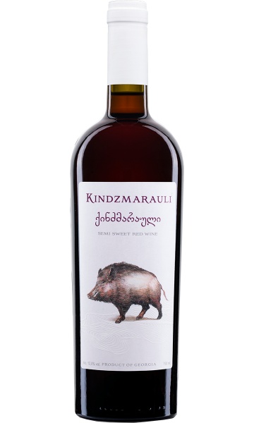 Вино красное «Kindzmarauli (Boar)» Georgian Wine House 2020 – «Киндзмараули (Кабан)» Дом Грузинского вина 0.75