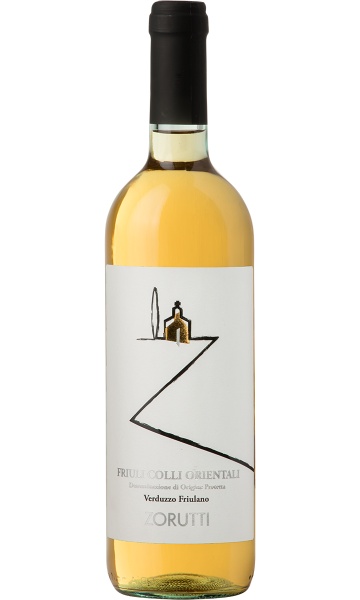 Вино белое «Verduzzo Friulano, Colli Orientali del Friuli DOC» Zorutti 2018 – «Вердуццо Фриулано, Колли Ориентали дель Фриули DOC» Зорутти 0.75